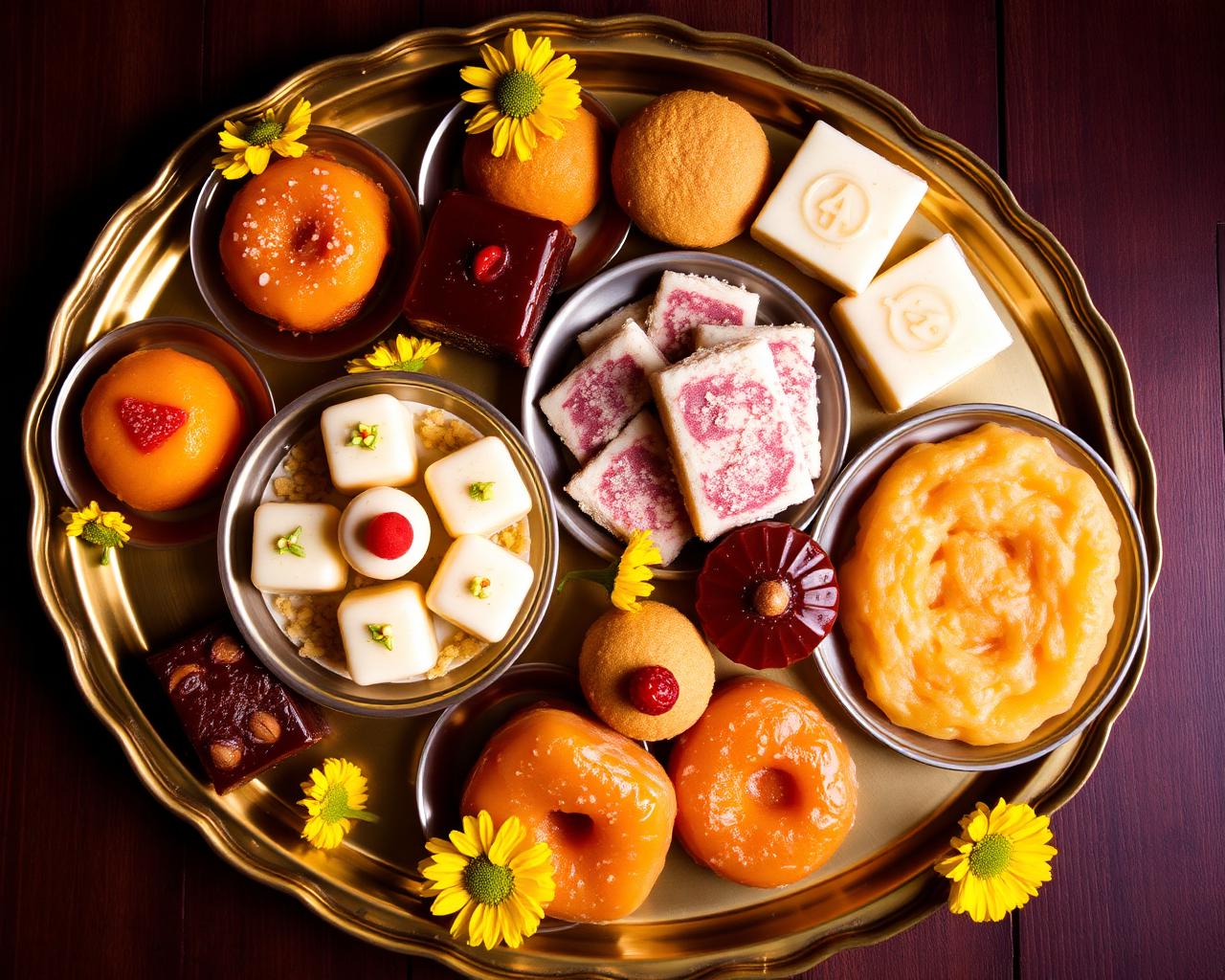 Gulab Jamun — Soft khoya dumplings simmered in rose-cardamom syrup. Pure desi ghee finish.